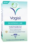 VAGISIL INCONTINENCE CARE SALVIETTINE INTIME 2IN1 LENITIVE & RINFRESCANTI 12 PEZZI