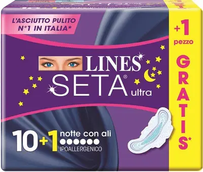 LINES SETA ULTRA NOTTE 10+1 GRATIS LINES SETA ULTRA NOTTE 10+1 GRATIS