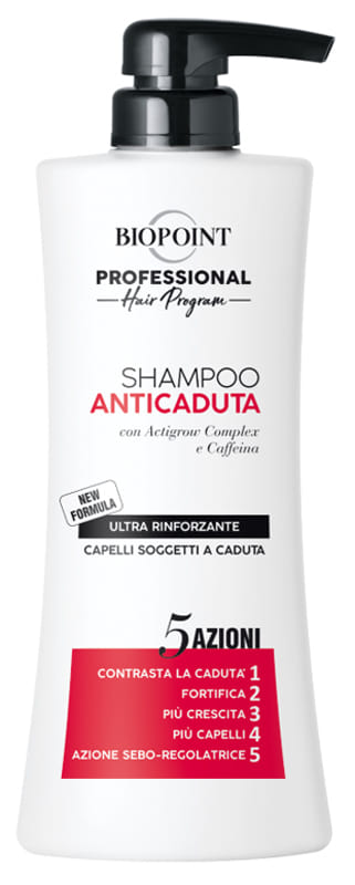 BIOPOINT SHAMPOO ANTICADUTA RINFORZANTE (CLASSICO-ROSSO) 400 ML