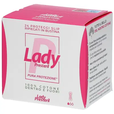LADY PRESTERIL PROTEGGI SLIP RIPIEGATI BIODEGRADABILI 24 PEZZI LADY PRESTERIL PROTEGGI SLIP RIPIEGATI BIODEGRADABILI 24 PEZZI