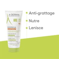 A-Derma Exomega Control Crema emolliente Anti-grattage 200ml, Lenisce la secchezza, gli arrossamenti e riduce le sensazioni di prurito, Pelle secca a tendenza atopica