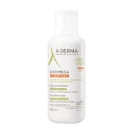 A-Derma Exomega Control Balsamo Emolliente Anti-grattage 400ml, Tripla Azione Lenisce la secchezza, gli arrossamenti e la sensazione di prurito, Pelle secca a tendenza atopica