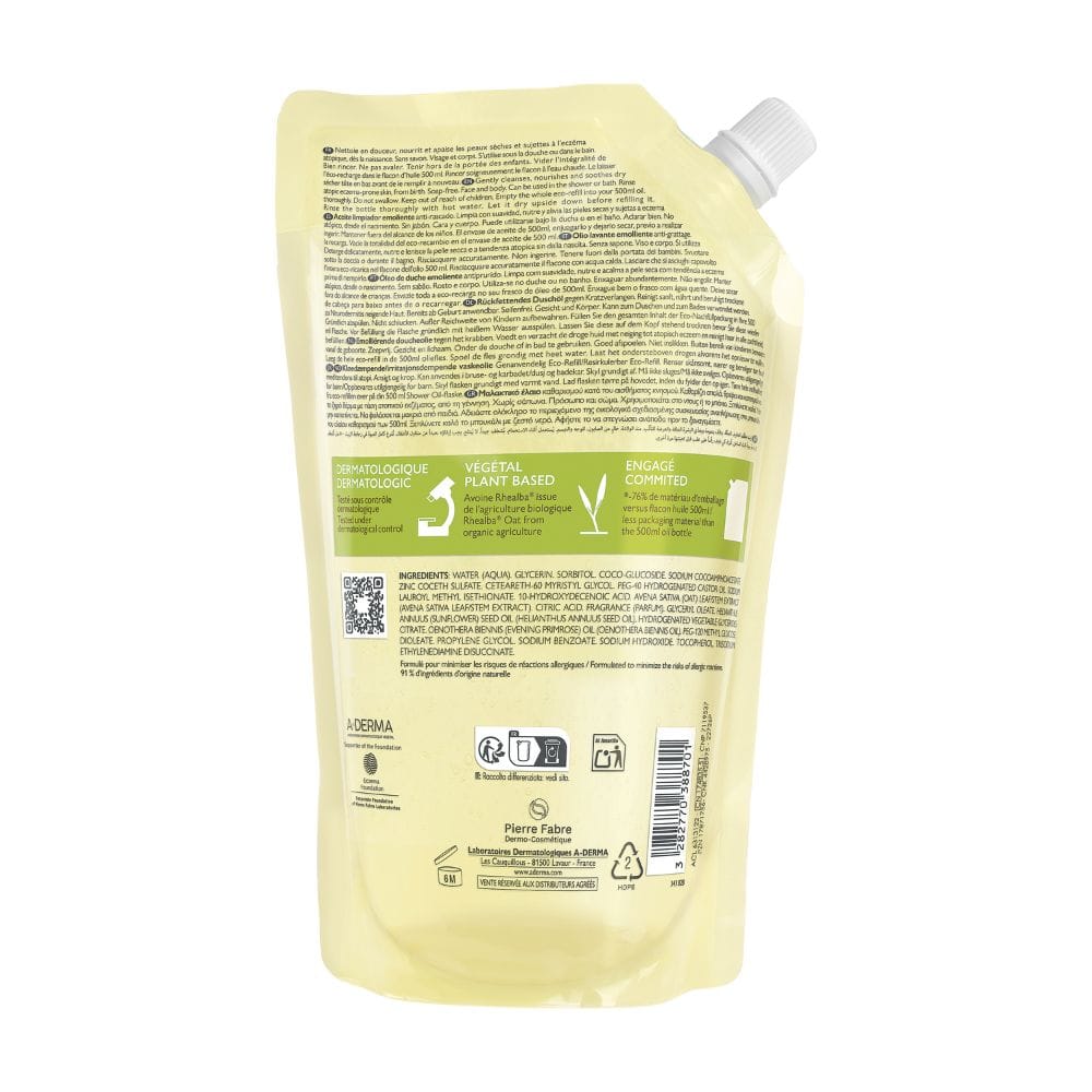 EXOMEGA CONTROL OLIO LAVANTE EMOLLIENTE RICARICA 500 ML