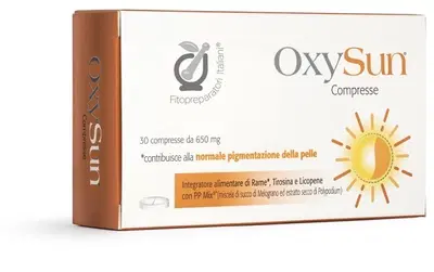 FITOPREPARATORI ITALIANI OXYSUN 30 COMPRESSE FITOPREPARATORI ITALIANI OXYSUN 30 COMPRESSE