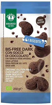 PROBIOS BISCOTTO BISFREE DARK GOCCE DI CIOCCOLATO 250 G PROBIOS BISCOTTO BISFREE DARK GOCCE DI CIOCCOLATO 250 G