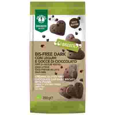 PROBIOS BISCOTTO BISFREE DARK LEGUMI GOCCE DI CIOCCOLATO 250 G