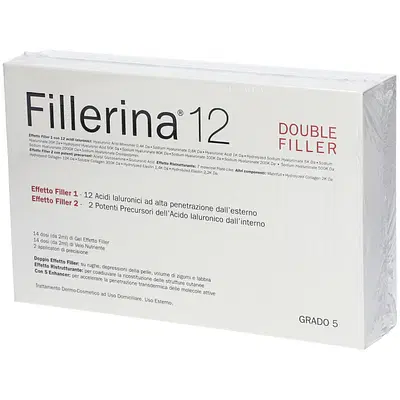 FILLERINA 12 DOUBLE FILLER BASE GRADO 5 30 + 30 ML FILLERINA 12 DOUBLE FILLER BASE GRADO 5 30 + 30 ML