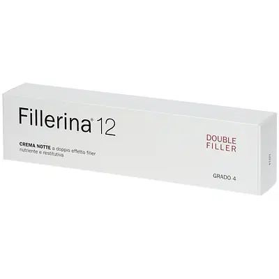 FILLERINA 12 DOUBLE FILLER BASE NIGHT CREAM GRADO 4 50 ML FILLERINA 12 DOUBLE FILLER BASE NIGHT CREAM GRADO 4 50 ML