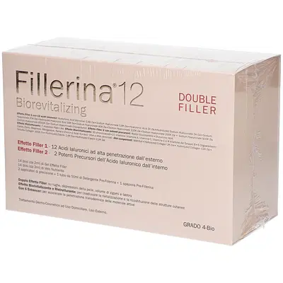 FILLERINA 12 DOUBLE FILLER BIOREVITALIZING GRADO 4 BIO + PREFILLERINA 30 + 30 ML + 1 50 ML FILLERINA 12 DOUBLE FILLER BIOREVITALIZING GRADO 4 BIO + PREFILLERINA 30 + 30 ML + 1 50 ML