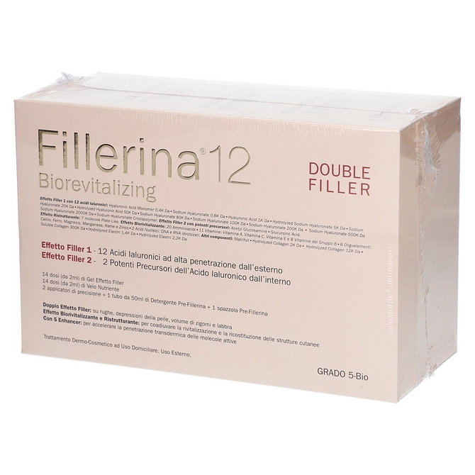 Fillerina 12 Double Filler Biorevitalizing Grado 5 Bio + Prefillerina 30 + 30 Ml + 1 50 Ml