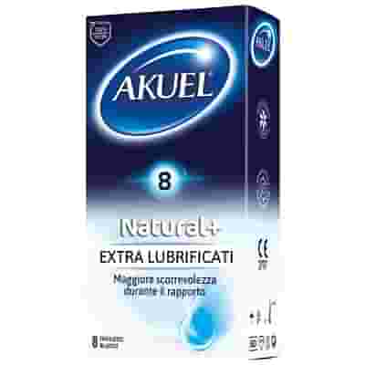 PROFILATTICO AKUEL NATURAL+ EXTRALUBRIFICATO 8 PEZZI