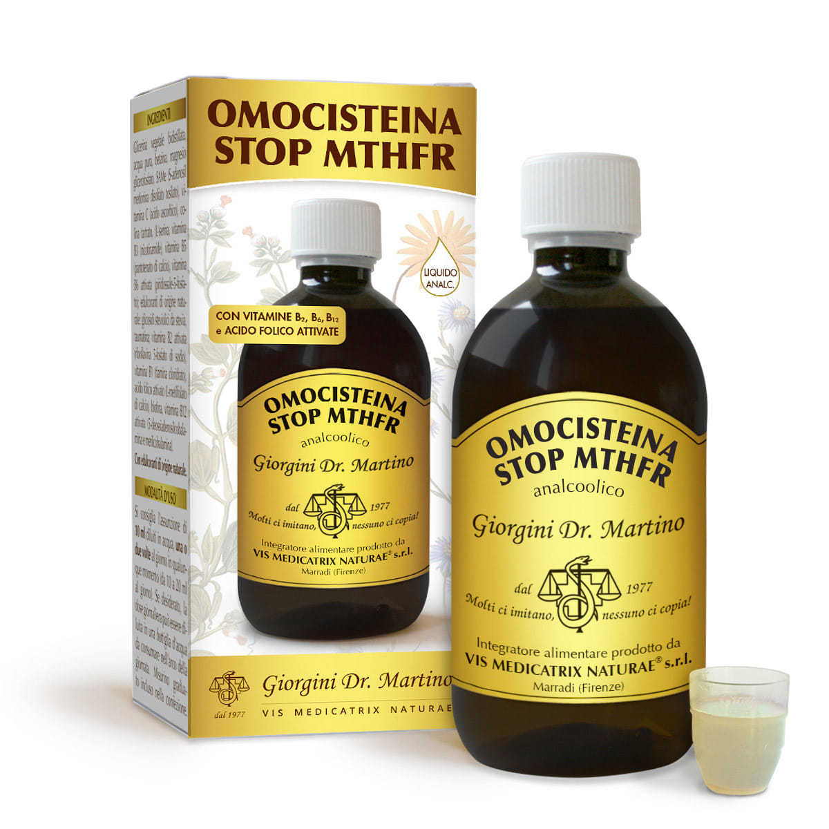 OMOCISTEINA STOP MTHFR LIQUIDO ANALCOOLICO 500 ML
