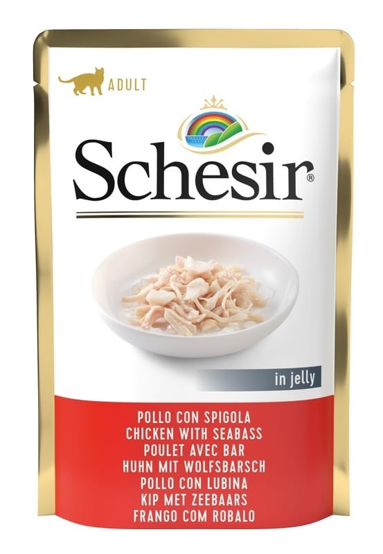 SCHESIR CAT POLLO SPIGOLA 85G