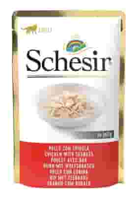 SCHESIR CAT POLLO SPIGOLA 85G