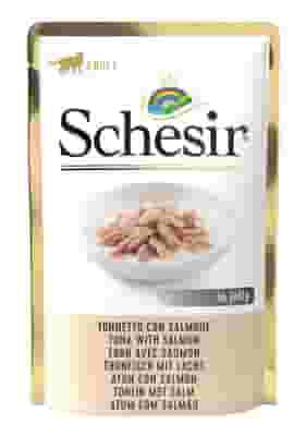 SCHESIR CAT TONNETTO CON SALMONE BUSTA 85 G