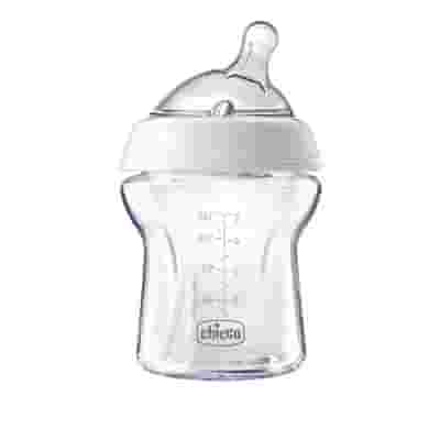 CHICCO BIBERON NAT FEEL VETRO 0M+ 150 ML