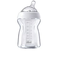 CHICCO BIBERON NAT FEEL VETRO 0M+ 250 ML