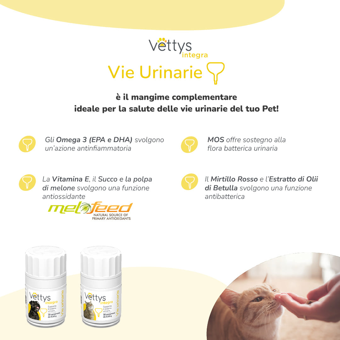 VETTYS INTEGRA VIE URINARIE GATTO 30 COMPRESSE MASTICABILI