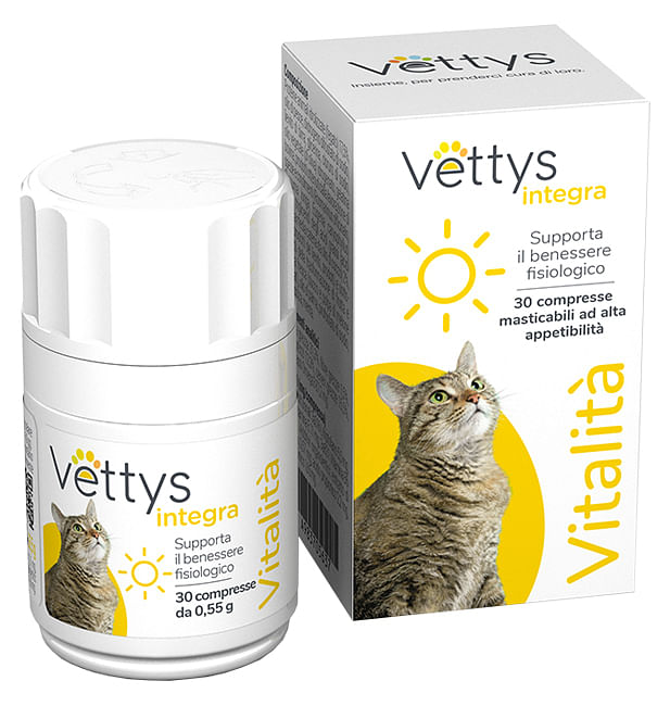 Vettys Integra Vitalita' Gatto 30 Compresse Masticabili