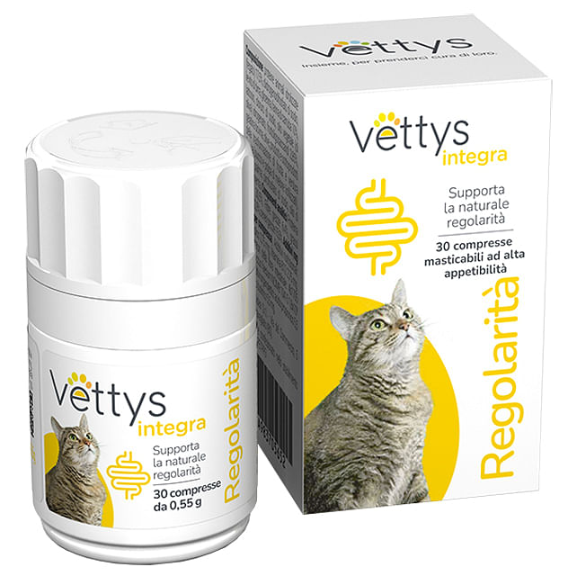 Vettys Integra Regolarita' Gatto 30 Compresse Masticabili