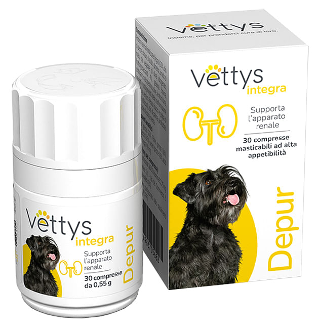 Vettys Integra Depur Cane 30 Compresse Masticabili