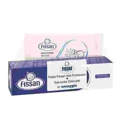 FISSAN SPECIAL PACK SALVIETTINE 10 PEZZI + PASTA ALTA PROTEZIONE 100 ML