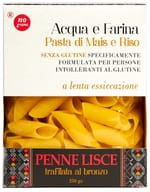 NUTRI TE' PENNE LISCE ACQUA E FARINA MAIS E RISO 250 G