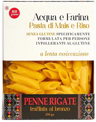 NUTRI TE' PENNE RIGATE ACQUA E FARINA MAIS E RISO 250 G NUTRI TE' PENNE RIGATE ACQUA E FARINA MAIS E RISO 250 G
