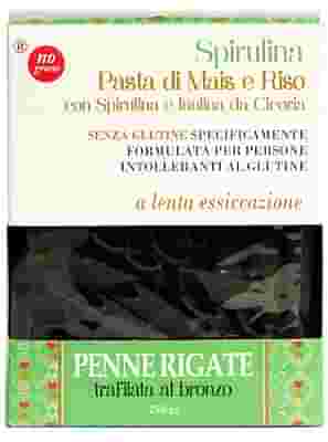 NUTRI TE' PENNE RIGATE CON SPIRULINA MAIS E RISO 250 G