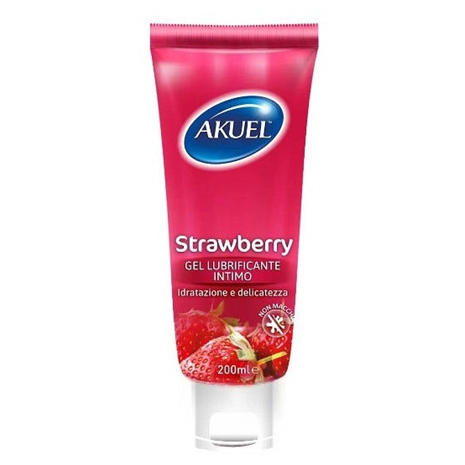 Akuel Strawberry Gel Lubrificante 200 Ml