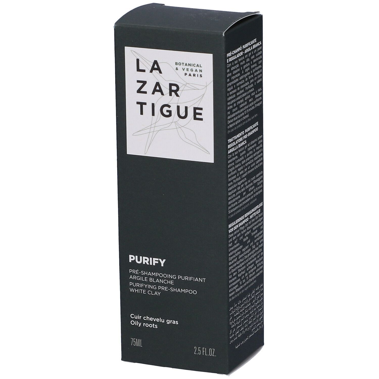 Lazartigue Purify Trattamento Pre Shampoo Clay 75 Ml