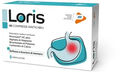 LORIS 40 COMPRESSE MASTICABILI LORIS 40 COMPRESSE MASTICABILI