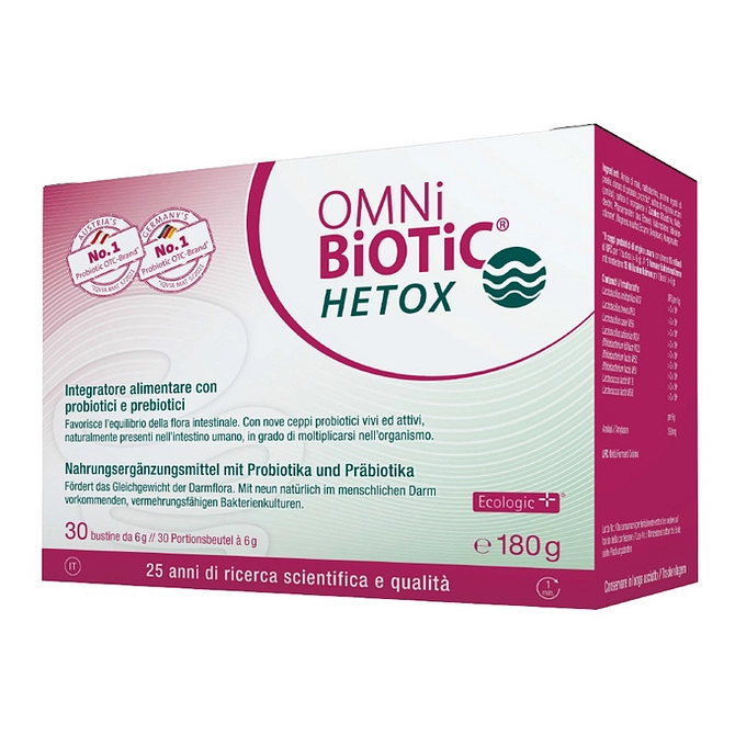 Omni Biotic Hetox 30 Bustine Da 6 G