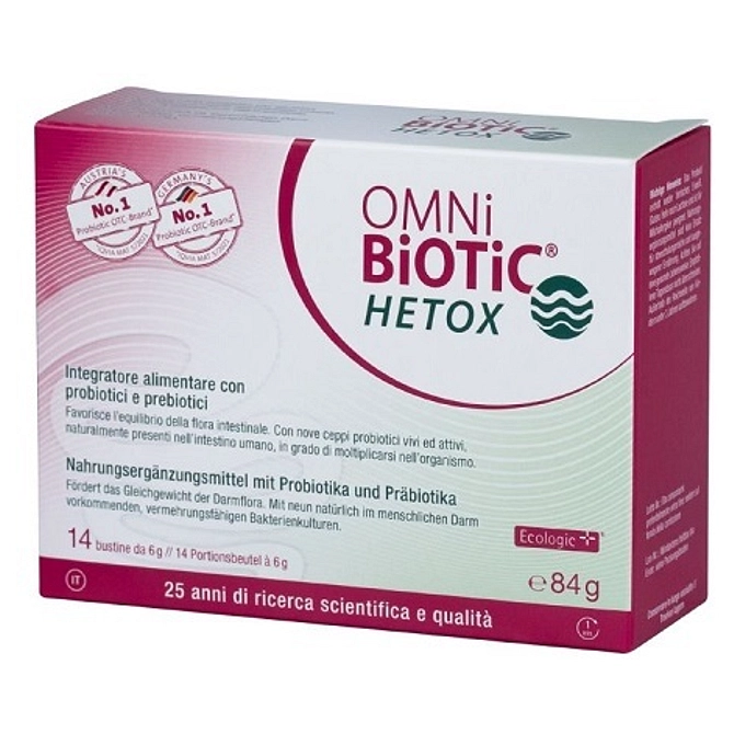 Omni Biotic Hetox 14 Bustine Da 6 G