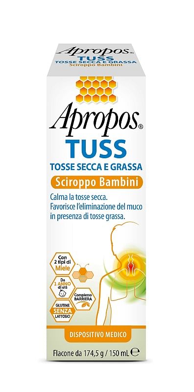 Apropos Tuss Sciroppo Bambini 150 Ml