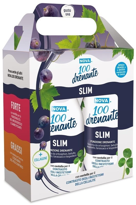 Nova 100 Drenante Slim Uva Bipack 2 X 300 Ml