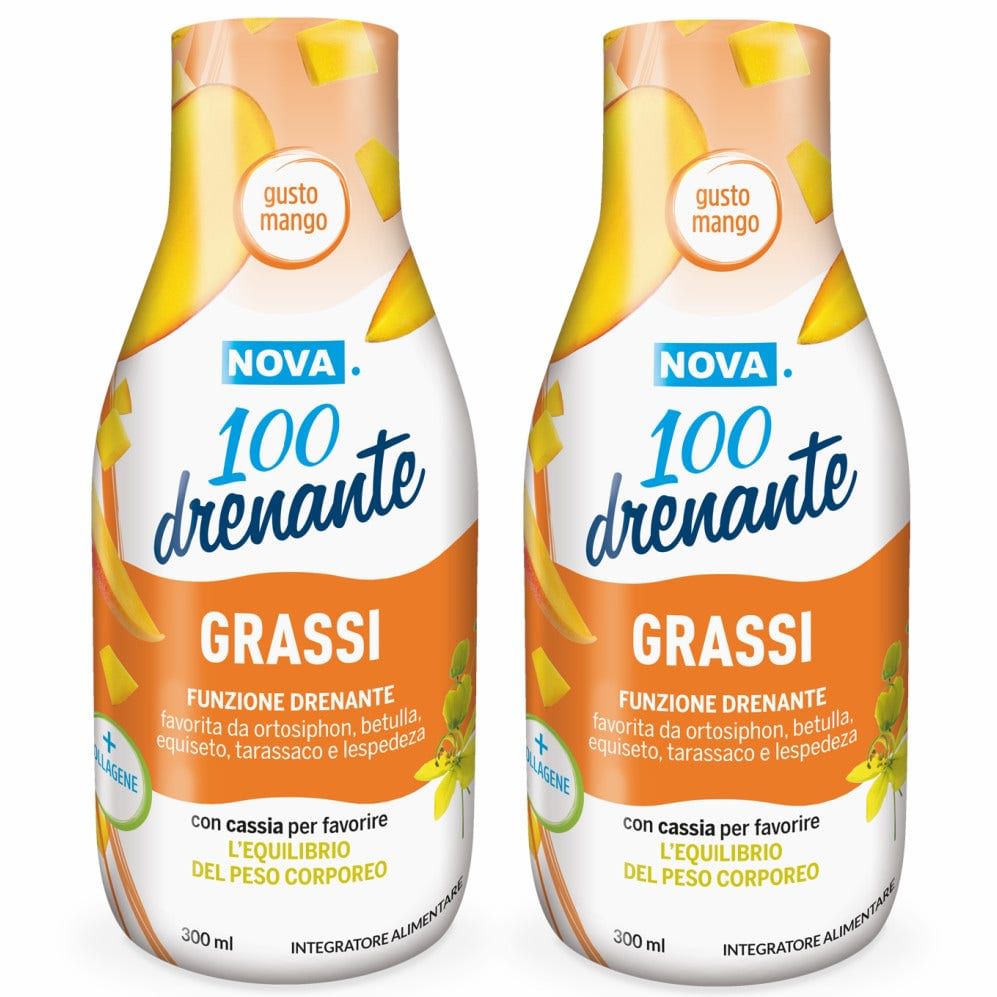 NOVA 100 DRENANTE GRASSI MANGO BIPACK 2 X 300 ML