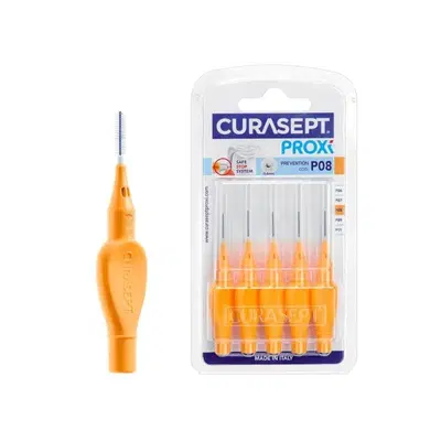 CURASEPT PROXI P08 ARANCIO CHIARO 6 PEZZI CURASEPT PROXI P08 ARANCIO CHIARO 6 PEZZI