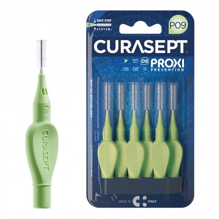 Curasept Proxi P09 Verde Chiaro/Light 6 Pezzi