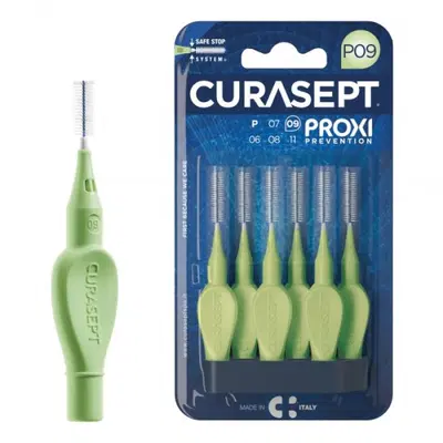 CURASEPT PROXI P09 VERDE CHIARO/LIGHT 6 PEZZI CURASEPT PROXI P09 VERDE CHIARO/LIGHT 6 PEZZI