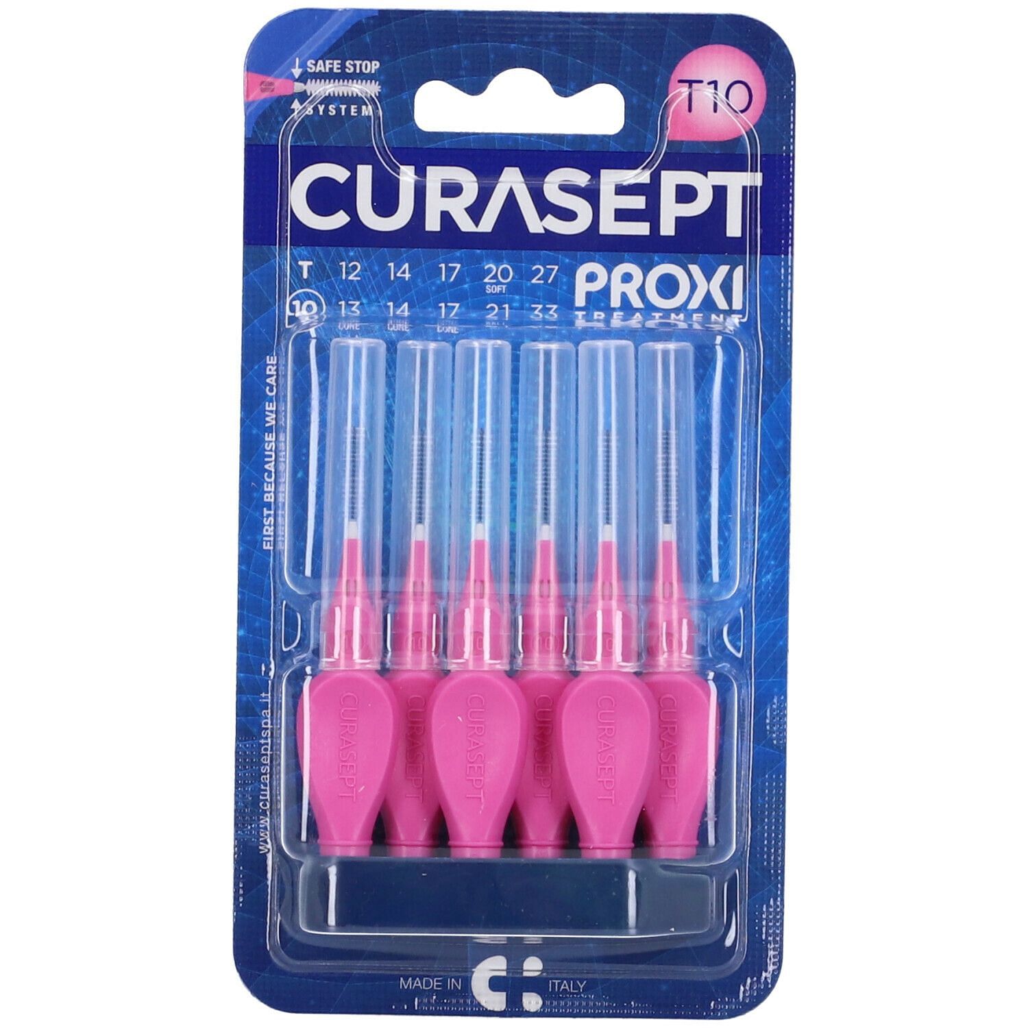 Curasept Proxi T10 Fuxia Scovolini Interdentali 6 Pezzi