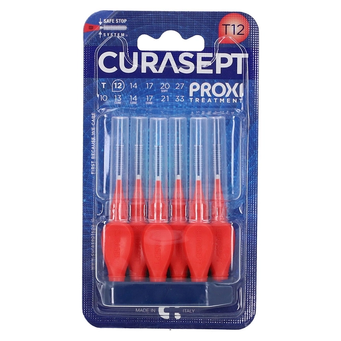 Curasept Proxi T12 Rosso/Red 6 Pezzi