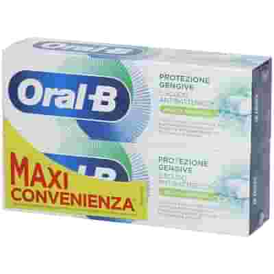 ORALB PROTEZIONE GENGIVE E SCUDO ANTIBATTERICO PULIZIA PROFONDA DENTIFRICIO 2 X 75 ML