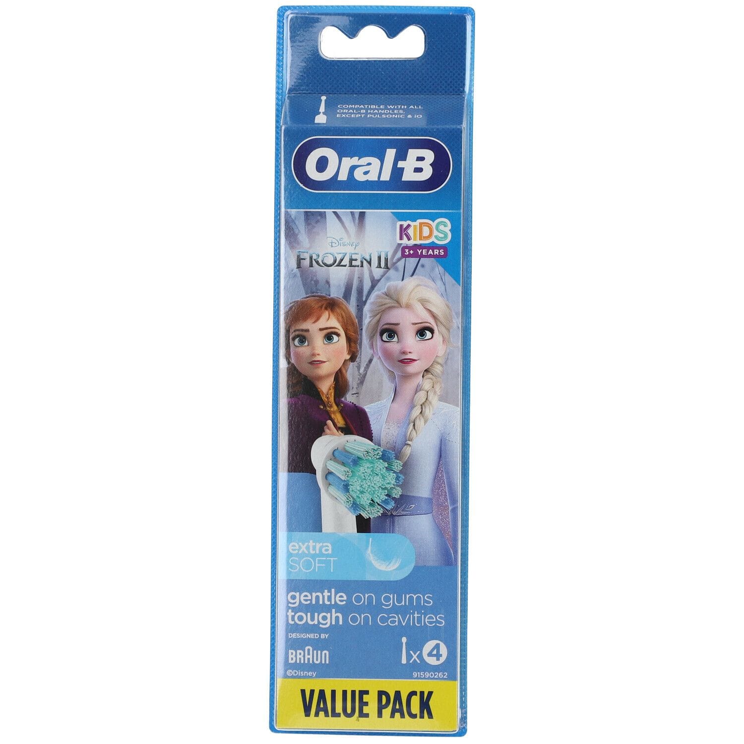 Oralb Kids Frozen Ii Testine Per Spazzolino Elettrico 4 Pezzi