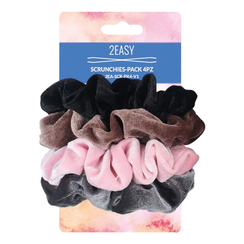 2 Easy Scrunchies 4 Pezzi