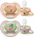 AVENT SUCCHIETTO ULTRA AIR 0-6M FEMMINA CILIEGIA/UCCELLINO 2 PEZZI