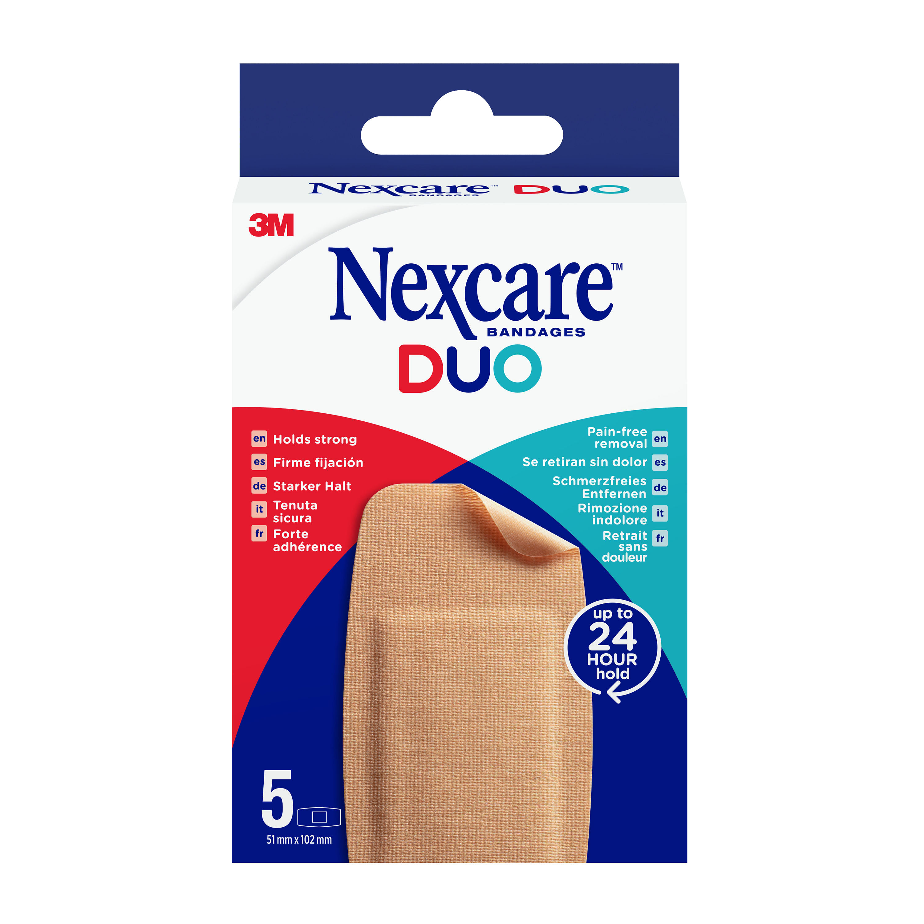 Cerotto Nexcare Duo Maxi 5 Pezzi