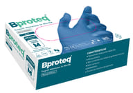 GUANTO IN NITRILE SENZA POLVERE BLU MEDIUM 100 PEZZI