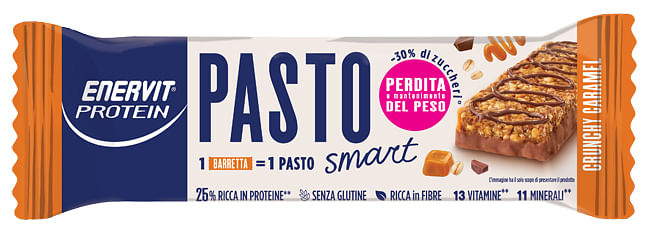 Enervit Protein Pasto Sostitutivo Crunchy Caramel 55 G