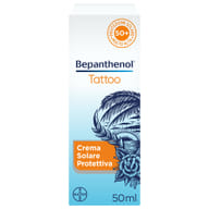 BEPANTHENOL TATTOO CREMA SOLARE PROTETTIVA SPF50+ 50 ML